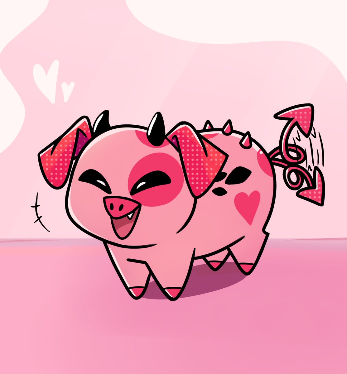 CalixoClover's tweet photo. Best boi🩷

#FatNuggets #HazbinHotelFanart #HazbinHotel https://t.co/j8wkfk7f04