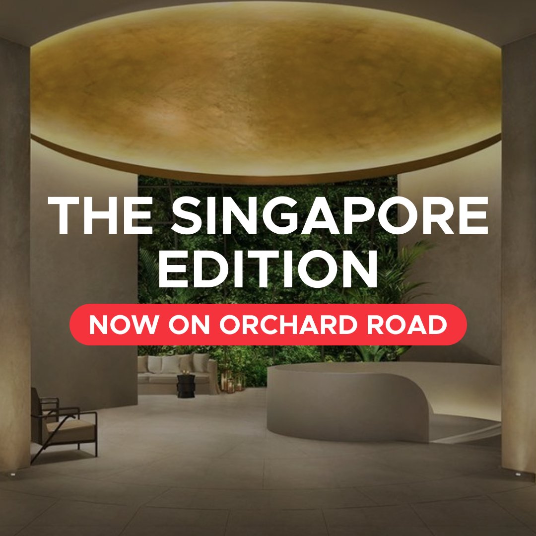VisitSG_US's tweet photo. Welcome to the first Southeast Asian EDITION property! This luxe hotel has already rolled out the red carpet and is ready for guests. Read more in the Forbes roundup: https://t.co/3yXBSVzIkr

#VisitSingapore #PassionMadePossible https://t.co/90xGm0kfMt
