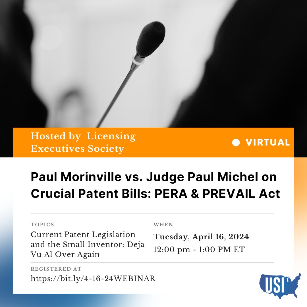 PREVAIL & PERA will determine whether the US stays a competitive force in innovation worldwide. These bills directly affect nearly 80% of the 37/44 critical technologies in which China now leads. The future of American Innovation is at stake. Register: bit.ly/4-16-24WEBINAR