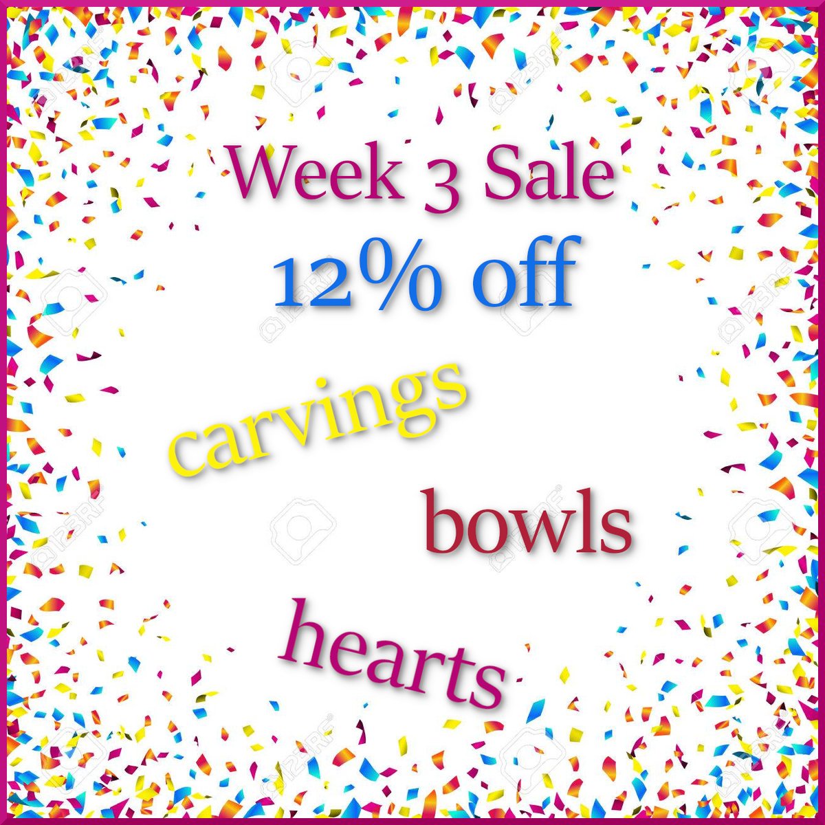 Happy Week 3 of Customer Appreciation Month at the Pennywise Witch Shop! This week, all carvings, crystal bowls, & hearts are 12% OFF! Carvings: etsy.com/shop/Pennywise…... Bowls: etsy.com/shop/Pennywise…... Hearts: etsy.com/shop/Pennywise…... Share the love by passing it on!