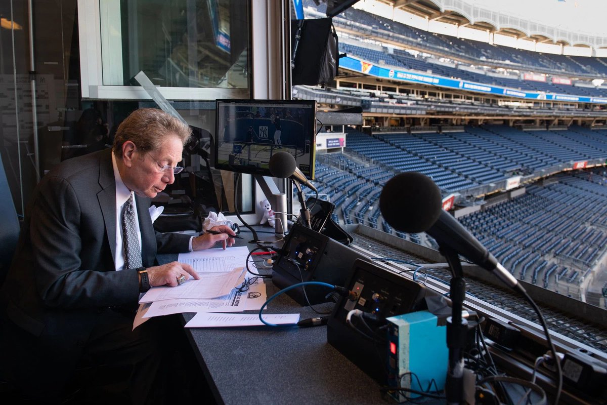 John Sterling will hold a press conference Friday per Andrew Marchand “There is an expectation among Yankees/WFAN officials that he will retire..The team and the station have left it up to Sterling leaving the possibility he could change his mind.”-AM