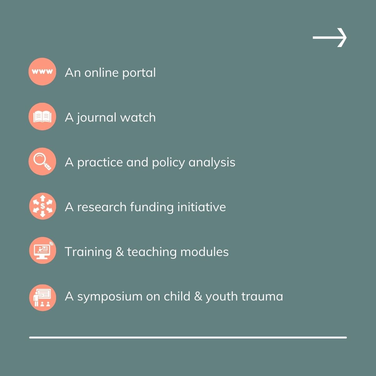 Le CCTEA façonne le domaine du trauma chez les enfants et les adolescents par le biais de six projets principaux. Pour en savoir plus, consultez notre portail ⤵️ The CCCYT is shaping the field of child and youth trauma through six main projects ⤵️ bit.ly/3PMjkRe