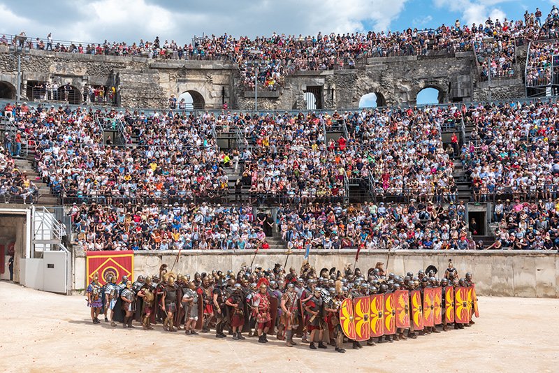 Roman Days in the Arena of Nîmes, in May each year