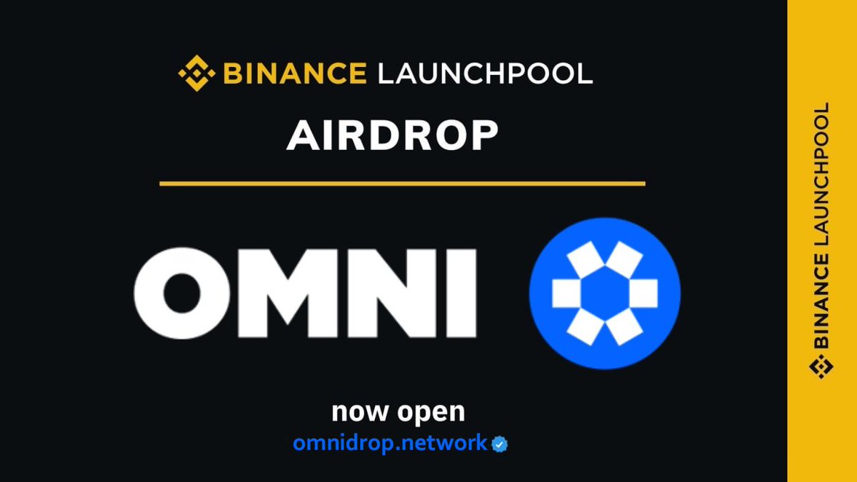 AirdropLabsNews's tweet photo. 🪂#GIVEAWAY #OmniNetwork(OMNI) Launchpool on #Binance
📆48h
🌟Channel:https://t.co/1VtQJHyMjv
🪂Claim:https://t.co/tVsU1Er3sU
🎊Receive 300 $OMNI for complete tasks
👥Earn 50 $OMNI referral link
🔸Retweet Pinned Post &amp; Comment
🔸Follow
🔸Tag 3 friend
🌟Drop your wallet address👇 https://t.co/RmTrAWQM4z