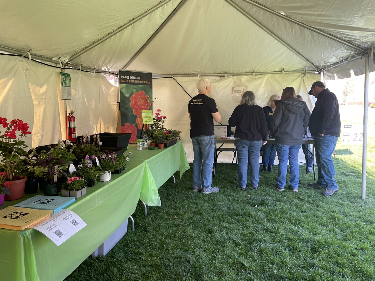 Thanks to our EMG volunteers from the Master Gardener Association of Tippecanoe County who answered questions and provided container gardening demonstrations on Saturday at Purdue's Spring Fest.