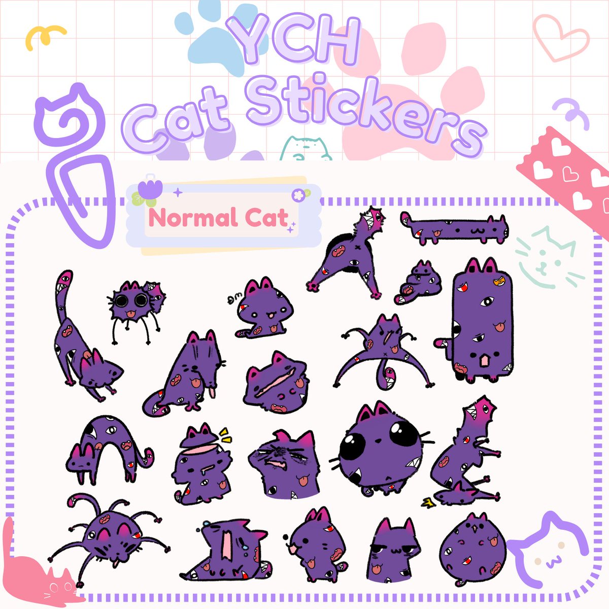 Posting Normal Cat Stickers !
Go and spam discord with em! <3
Thank you for commissioning me :D
Meme stickers available on vgen vgen.co/Skye
Base by MinohOOO
#VGen #YCH #commissionsopen #VGenComms