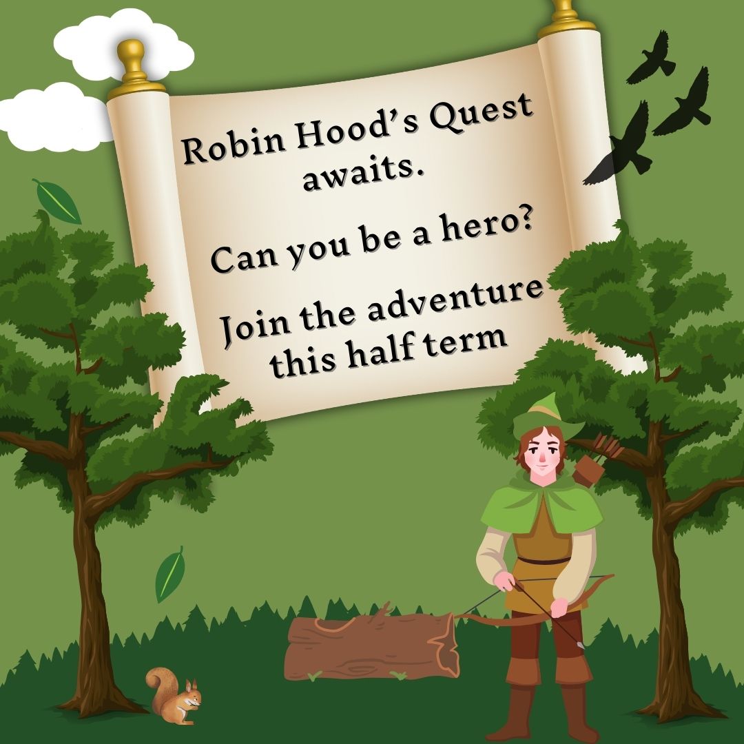 🏹Shadow Road Productions will be bringing their interactive adventure to the park for Half Term. Join them on a romp around the Rose Garden to save Robin Hood from the dastardly Sir Guy of Gisborne. Join us from Wed 29 May- Fri 31 May, between 11am - 3.30pm. See website to book.
