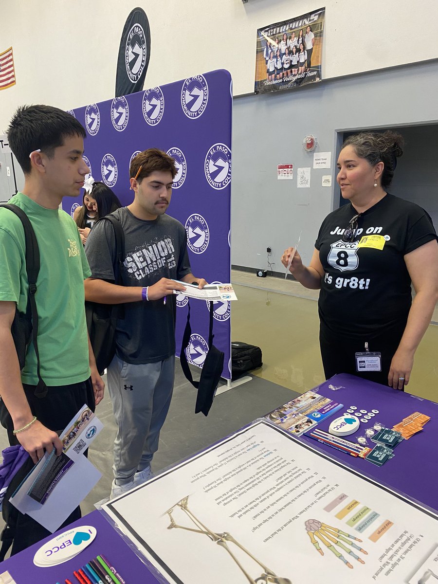 MdP_epcc's tweet photo. Another great opportunity to interact with future EPCC students at an Operation College Bound event this time at Horizon HS!  Go Scorpions! https://t.co/V8IOVKytBm