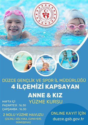 4 ilçemize hizmet vermek üzere hizmete açtığımız yüzme havuzunda “Anne Kız Yüzme Öğreniyorum” projemiz başlıyor. Düzce’de yüzme bilmeyen kalmasın diye çıktığımız yolda yeni bir heyecan başlıyor. 2 Nolu Yüzme Havuzumuzda Anne-Kız yüzme öğreniyorum projemiz kapsamında;…