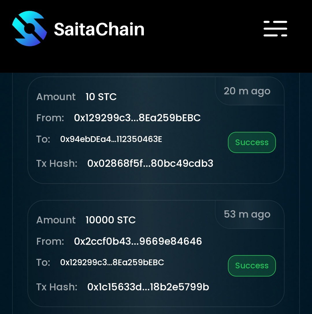 CryptoVaderr's tweet photo. ⛓️I can confirm that the saita chain is live and running well !!!  Make your swaps now  and test it for yourself ! https://t.co/a49I7S35Qi https://t.co/WjJKme51SA