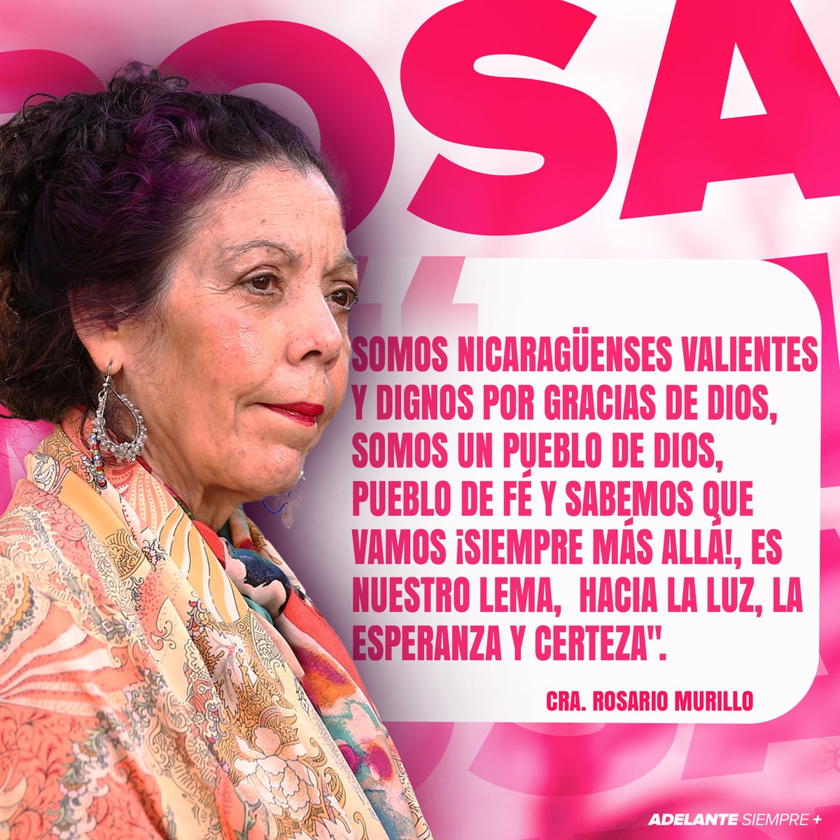 Compañera Vicepresidenta Rosario Murillo hoy 15 de #abril2024 📷📷
#AdelanteSiempre
#4519LapatriaLaRevolución