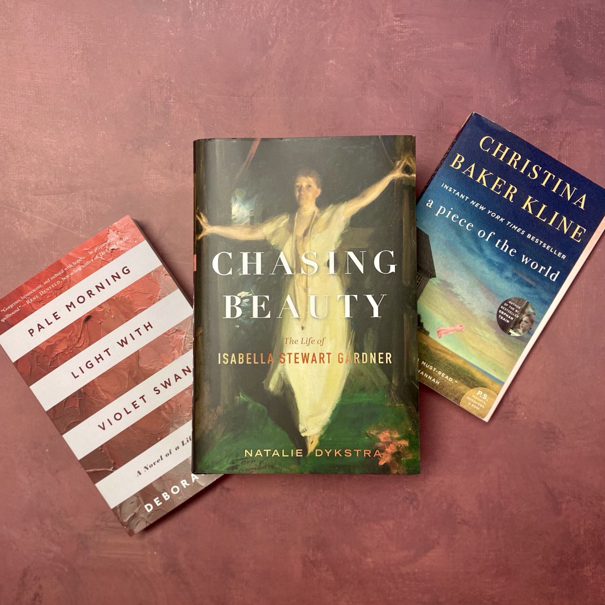 We're celebrating #WorldArtDay with the art of a good book.🎨📚 Here are a few of our fav that discuss art and artists including the newly released Chasing Beauty by @natalieanneDY, the story of Isabella Stewart Gardner—creator of one of America’s most stunning museums.