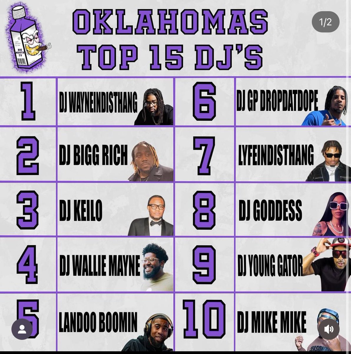 LandooBoomin's tweet photo. Oklahoma Top 15 DJs https://t.co/dACPF2XYmo