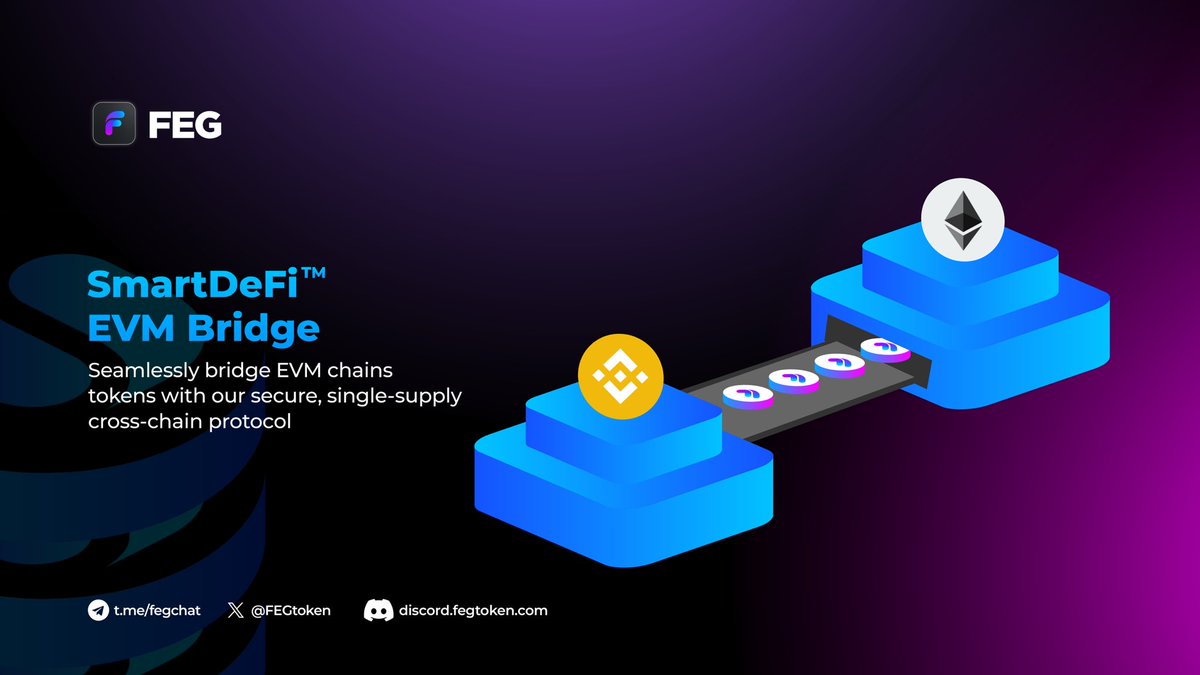 Yes, you heard it right! 😱 The $FEG team revealed on-chain #SmartBridge technology. 🧿 @lifeisdefi created L1-L2, L2-L2, L2-L1 cross-chain protocol. It'll be audited! ⚙️ Bridged from #BNB chain to #Base chain in under 10 seconds. 🔥🤯 @FEGtoken