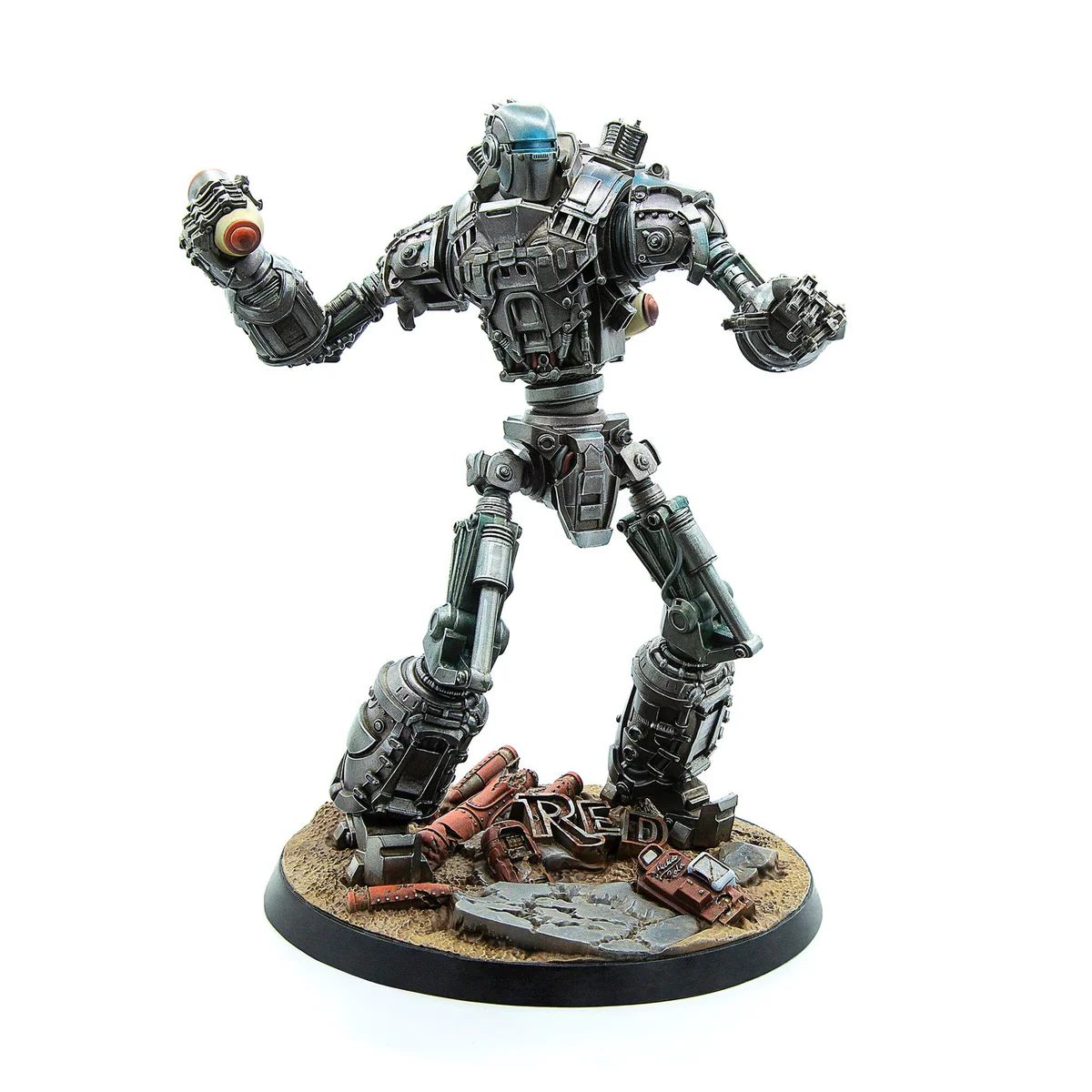 Liberty Prime is ✨BACK ONLINE✨ on our 🇬🇧 site! Grab this highly coveted massive mini while we’ve got em! buff.ly/3Q5zO6V #fallout #minipainting