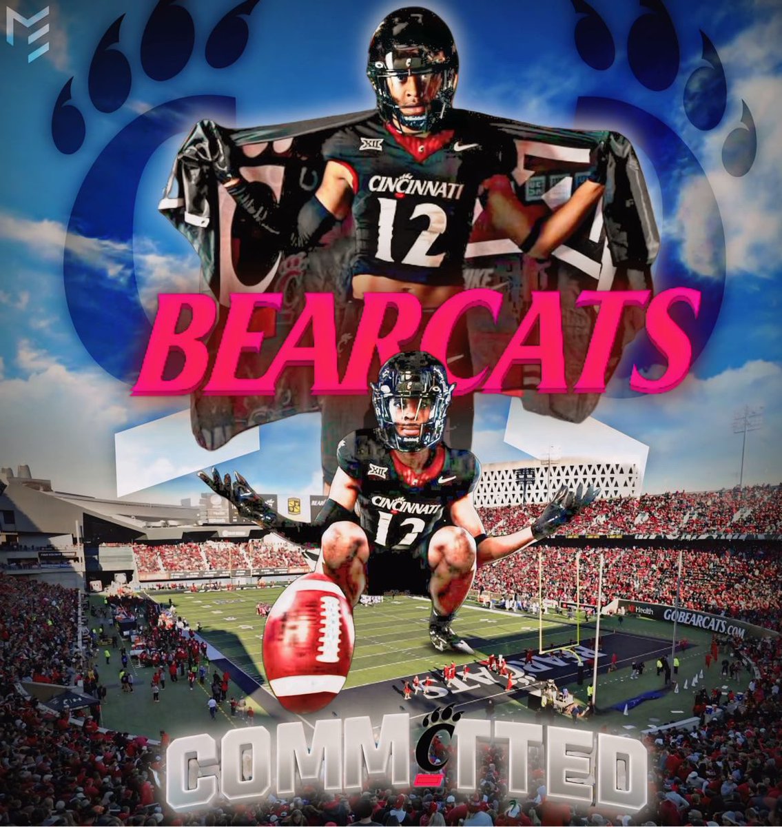 Blessed!!❤️🖤 @CoachBerry3211 @Coach_Cass @UCGriff #GOBEARCATS