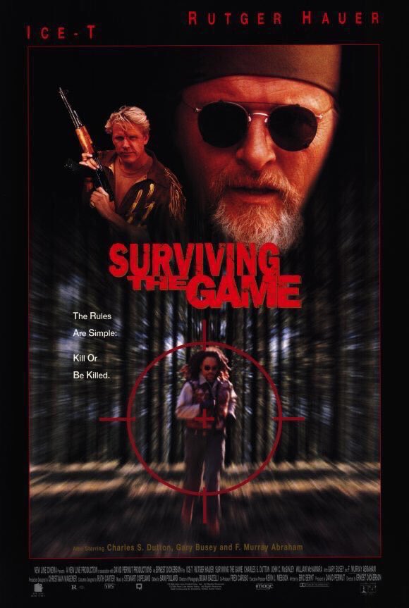 🎬MOVIE HISTORY: 30 years ago today, April 15, 1994, the movie ‘Surviving the Game’ opened in theaters!

#IceT (@FINALLEVEL ) #RutgerHauer #CharlesSDutton #GaryBusey #FMurrayAbraham #JohnCMcGinley #WilliamMcNamara #JeffCorey #RichardBlackwell #ErnestRDickerson