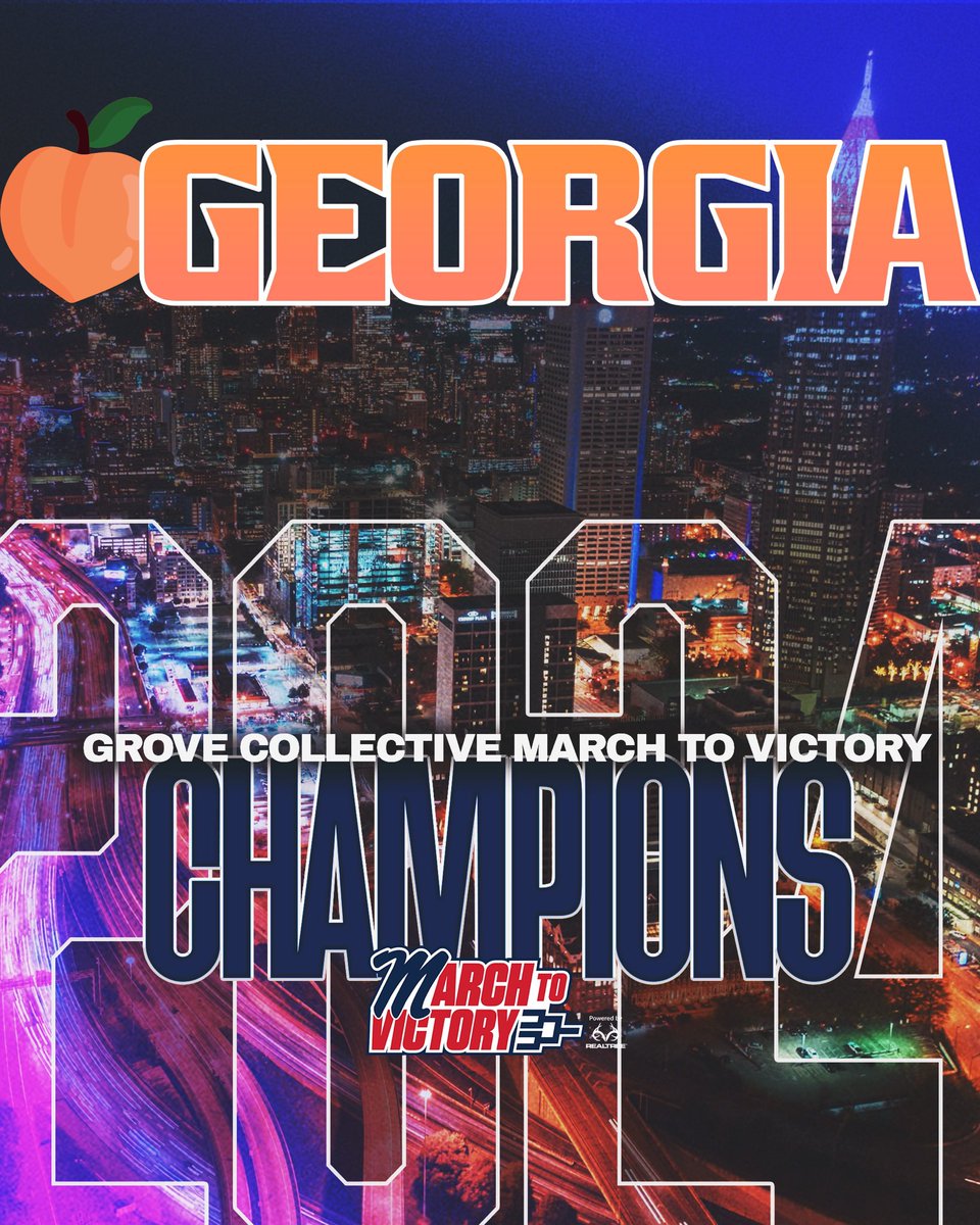 And the 2024 March to Victory champion is… GEORGIA! 🍑 Congratulations to the Georgia region who won our first MTV campaign. Stay tuned for more details. 🏆 Thank you to EVERYONE who stepped up and donated to help support our Grove Collective student-athletes. To our new…