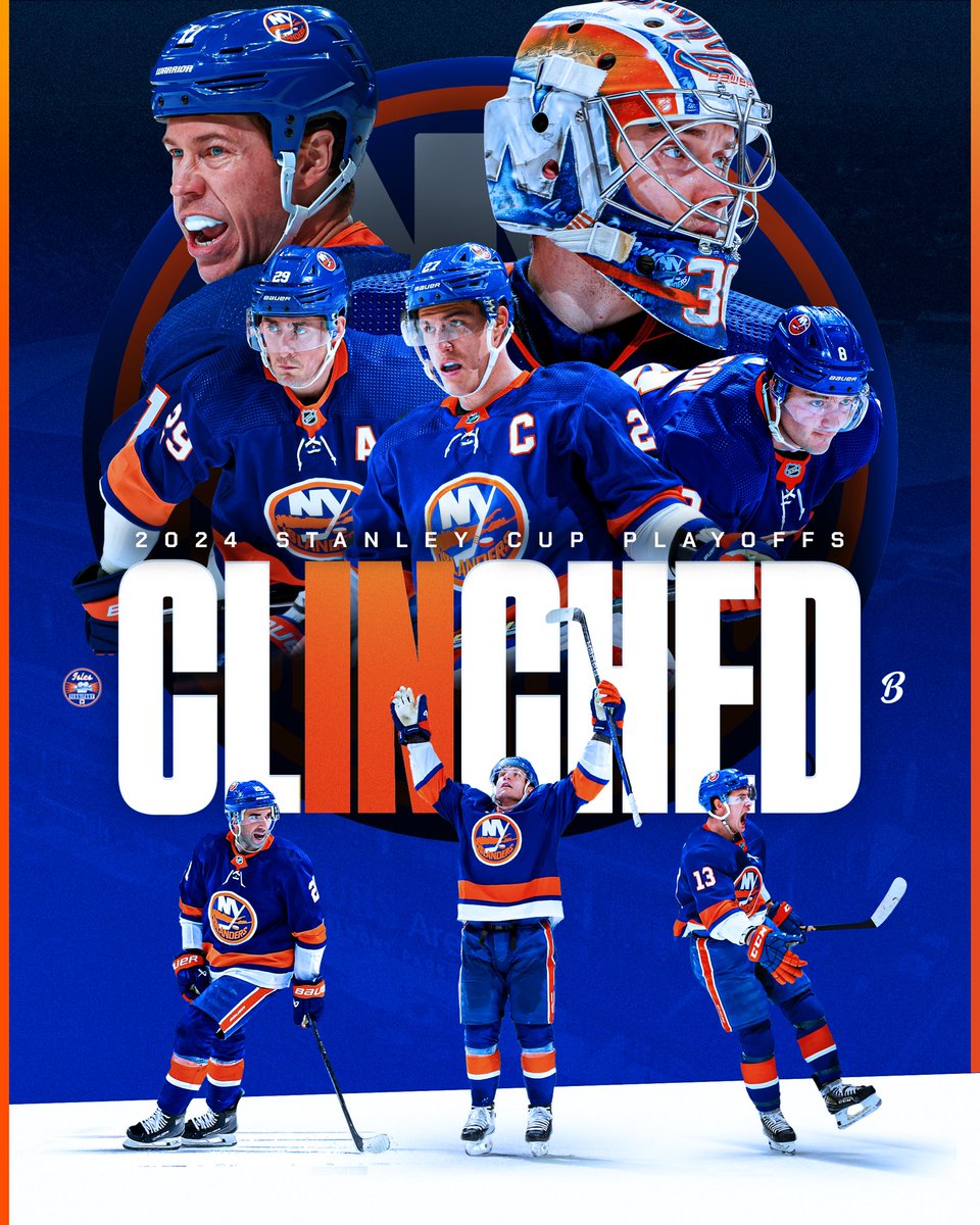 THE NEW YORK ISLANDERS ARE HEADED TO THE STANLEY CUP PLAYOFFS! #Isles