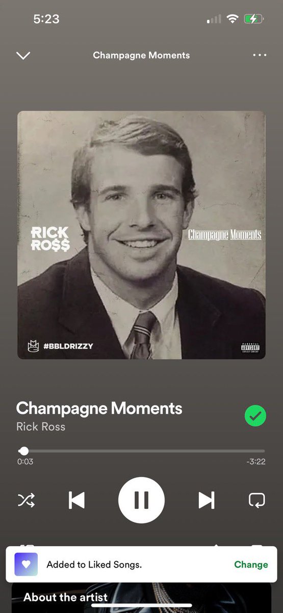 ‘CHAMPAGNE MOMENTS’
STREAM IT NOW <a href="/AppleMusic/">Apple Music</a> 
#bbldrizzy 
#nosejobpapi