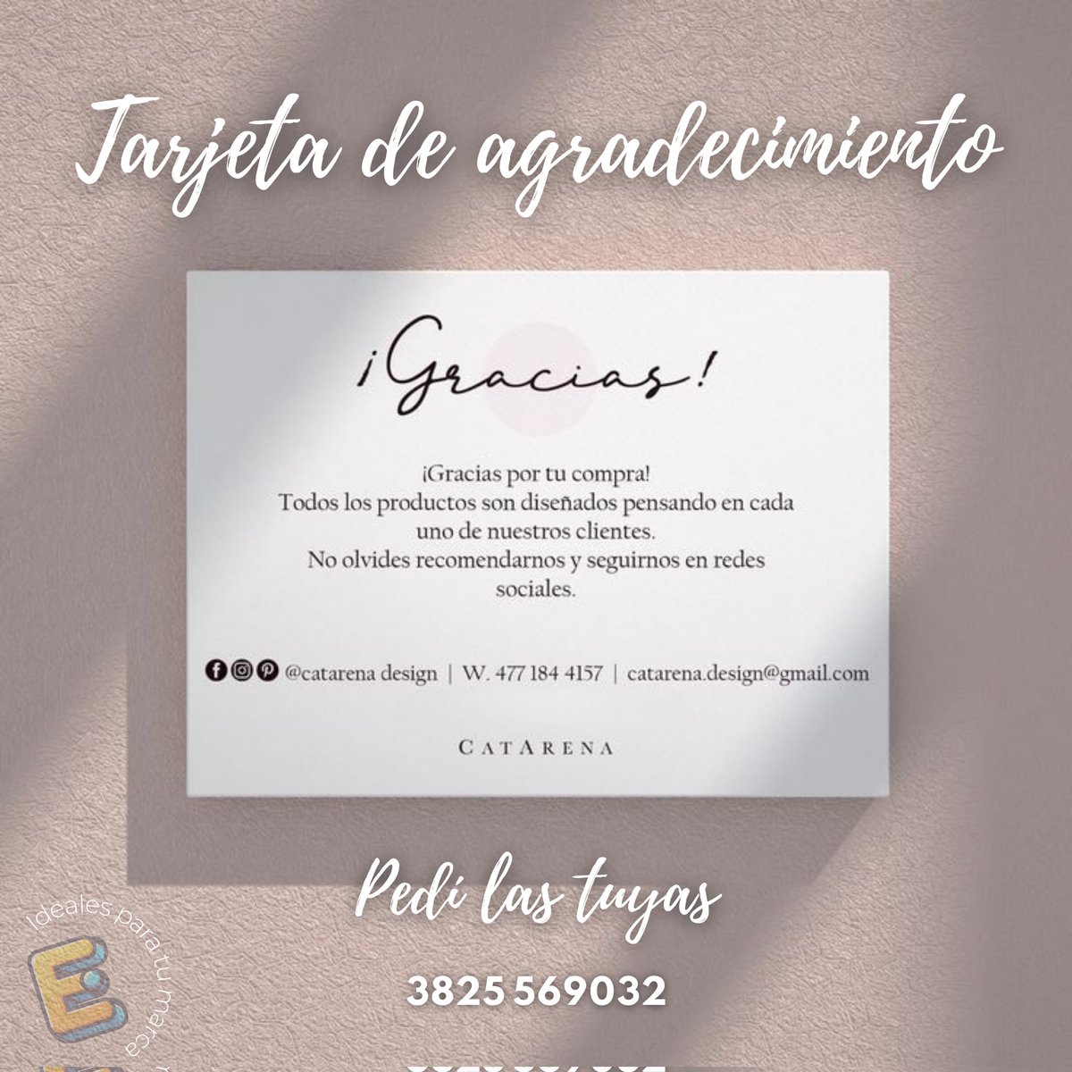 🎨Diseñamos y difundimos campañas publicitarias en material gráfico, digital y audiovisual.

🖨️ Impresiones en fotocromía, carteles para locales comerciales. Banners, vinilos y gigantografías.

#WhatsAppenanos al 📲3825 569032