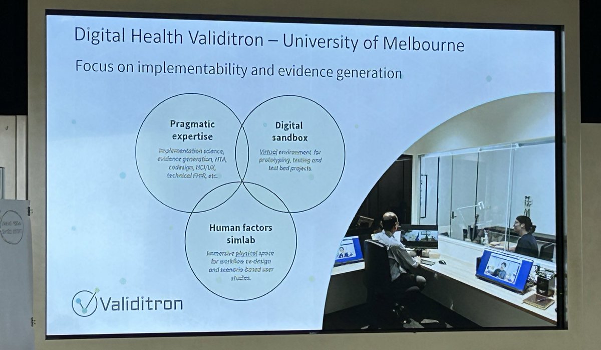 Brainstorming with @MakVivienne & @WalterEppich how @UniMelbMDHS Collaborative Practice Centre can partner with @DT4Health using their #Validitron to study the connection of #healthcare #team behaviours & connection technologies. #BetterTogether