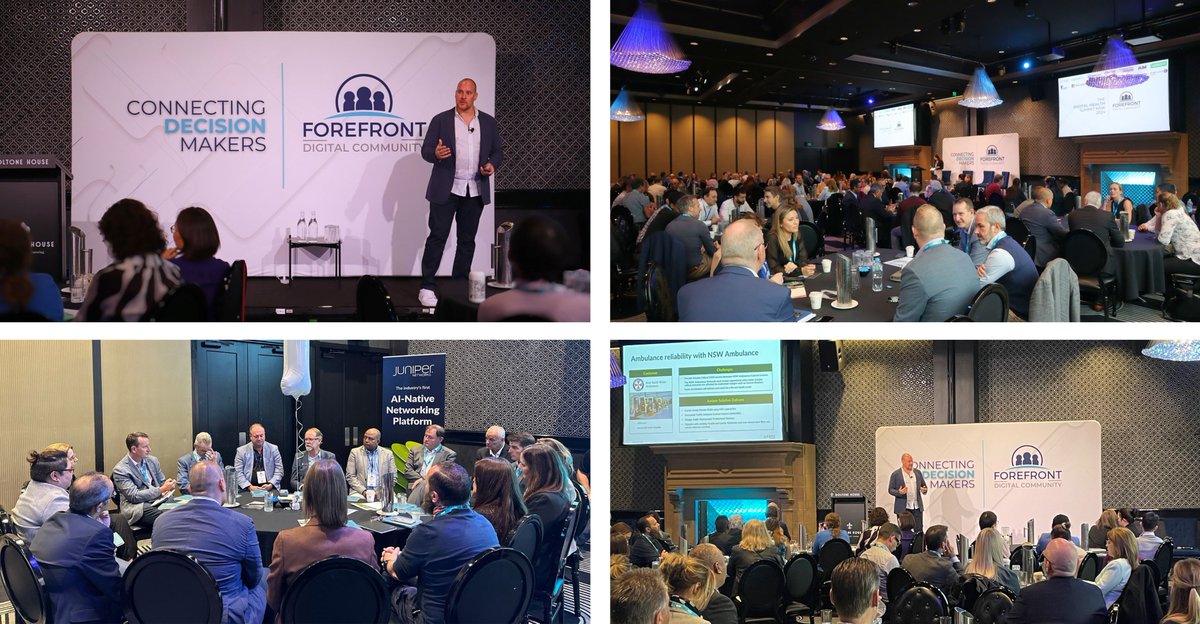 Greg Yelas, Regional Sales Lead, ANZ at @JuniperNetworks, shared an insightful keynote at the Digital Health Summit NSW 2024 on how our #AINative Networking solutions are helping to improve clinical and patient outcomes, and transforming the healthcare system in Australia.