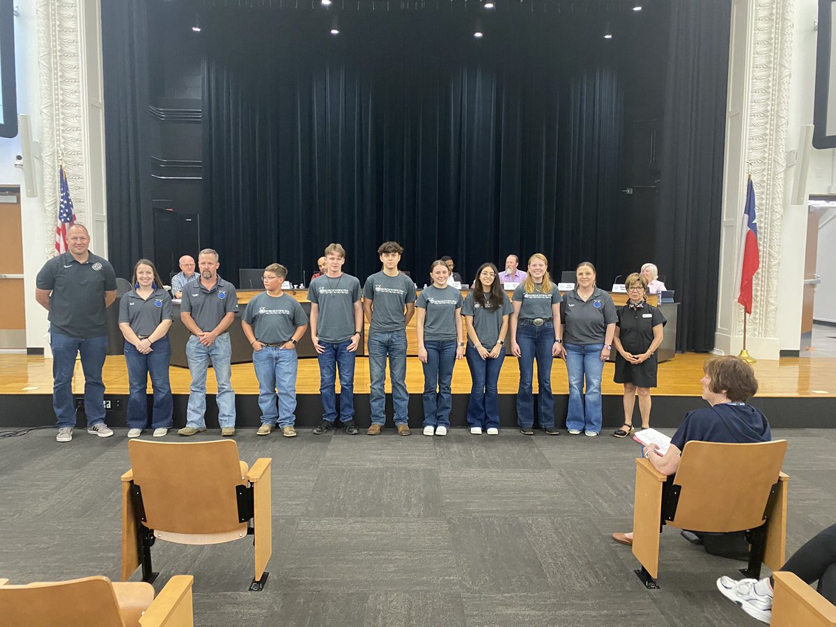 GeorgetownISD's tweet photo. The #GISDBoard recognized FFA Archery State Qualifiers from @GeorgetownHS. Caden Coco placed 1st in the tournament overall and will compete in the National Tournament in Louisville, Kentucky in May!  @georgetownffa https://t.co/QgSnPPQQ6T