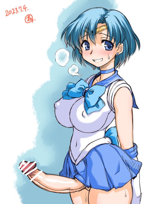 ふたなりセーラーマーキュリーちゃん落描き
定期的に貼ってみるー(^q^) 