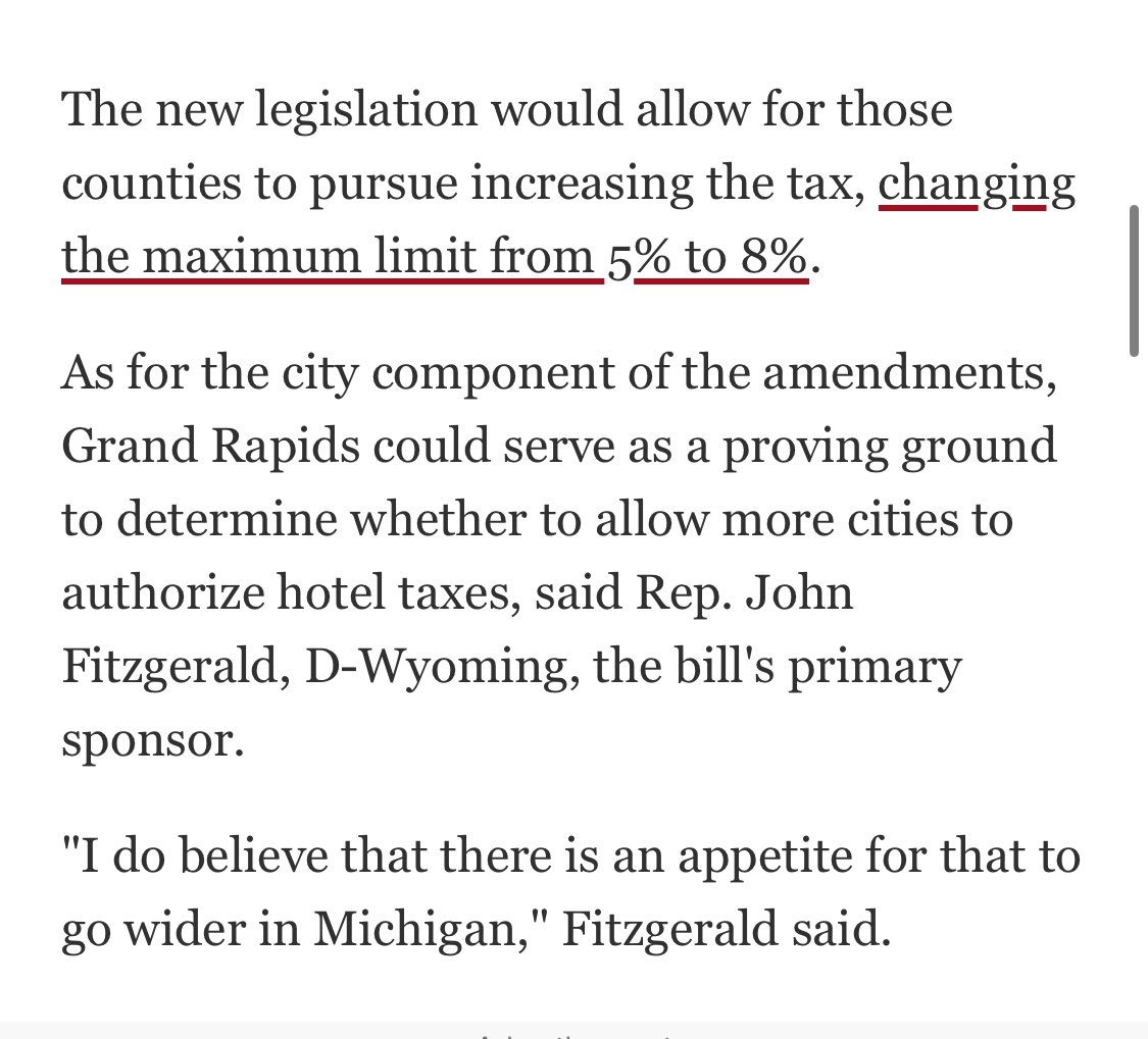 Leave it to Lansing Democrats to rebrand a hotel tax hike as a tourism pitch. 

“Come to Grand Rapids, now with more expensive hotels”