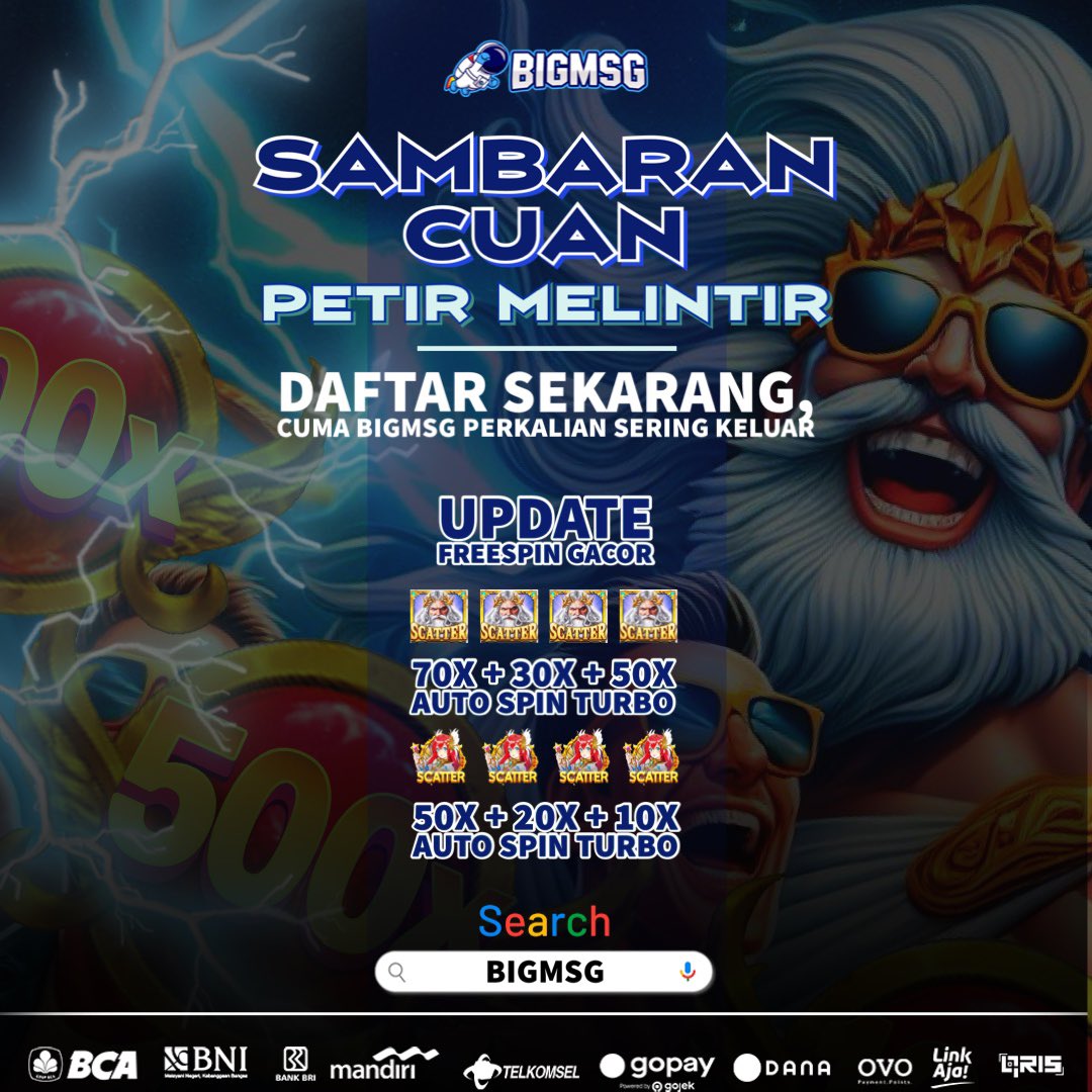 Main di BIGMSG nggak bakal ngecewain ‼️
Pasti cuan bosqu 💸💰

#slot #slotgacor #slotantirungkad #bigmsg