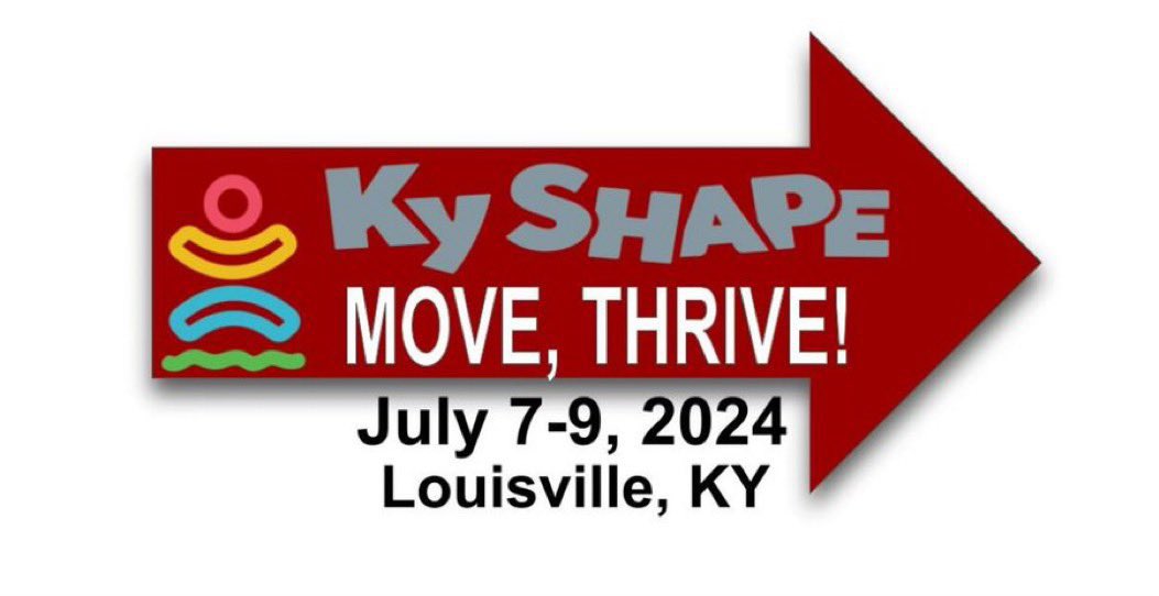 So excited to announce that I will be presenting at the @KY_SHAPE Conference this summer in Louisville! Hope to see everyone at this amazing #PhysEd and #HealthEd event in July!