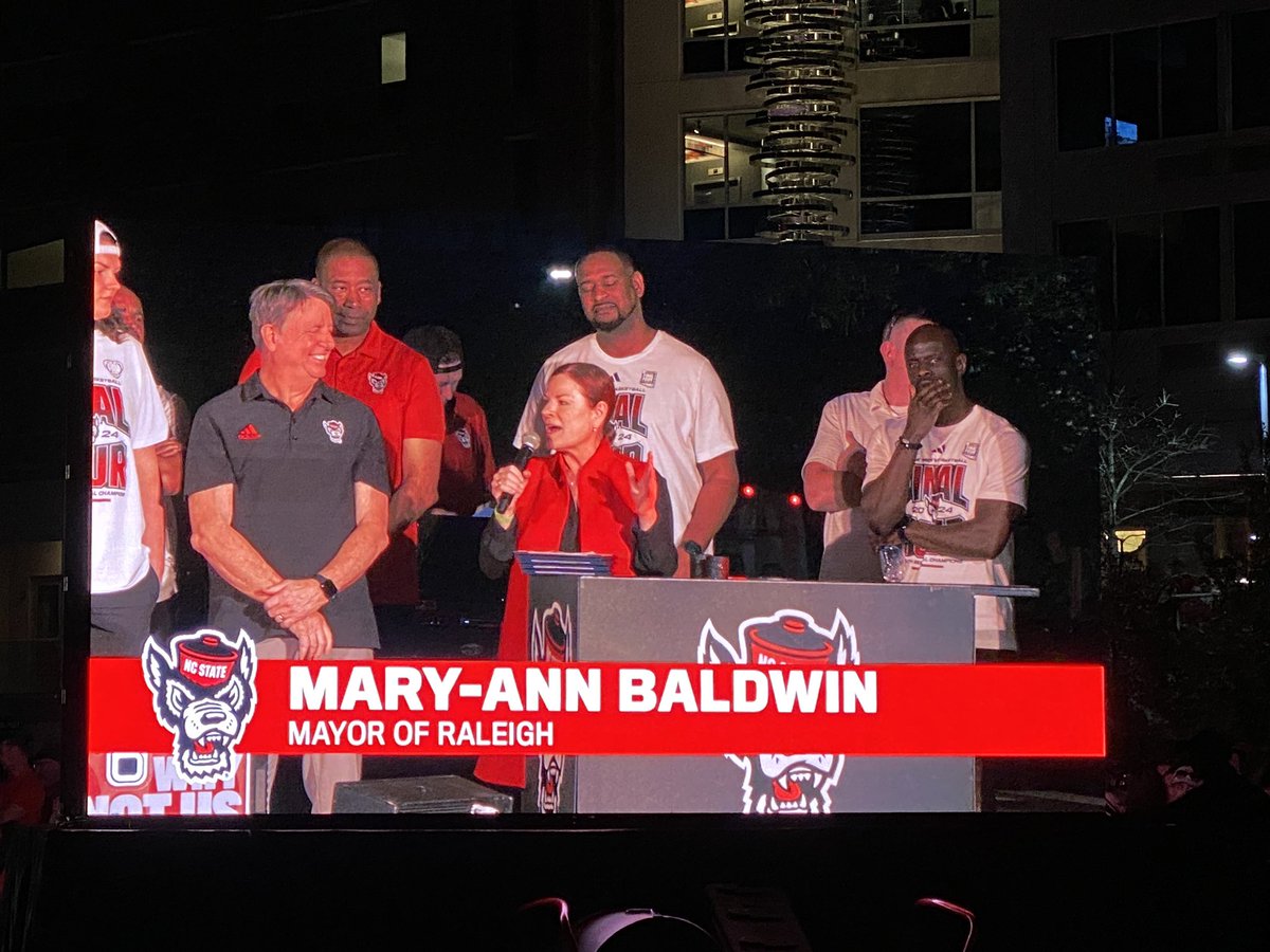 Per a proclamation by @maryannbaldwin, today is officially @NCState Men’s and Women’s Basketball Day in the City of Raleigh! #GoPack