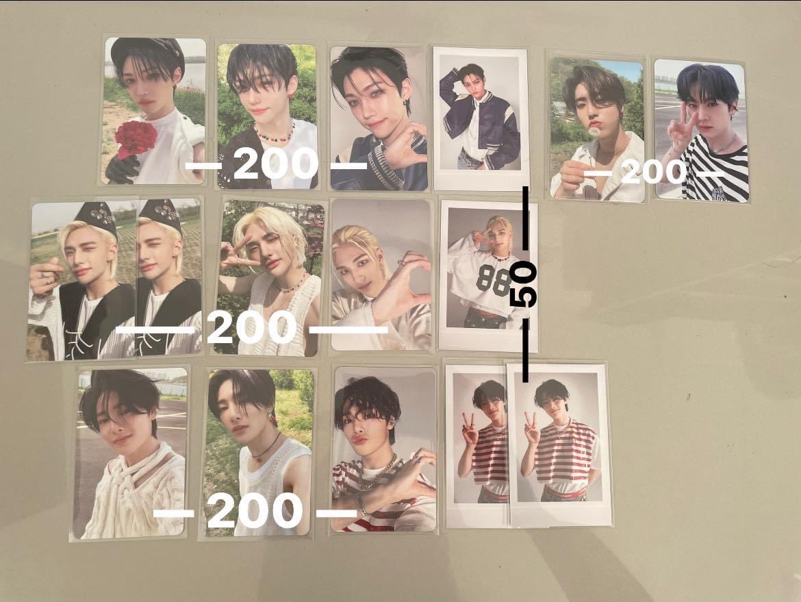 paimon0m's tweet photo. WTS || LFB Skz official pc

— Will lower to 150 or 100 ea if getting more than 3 or a set
— In mint condition unless said otherwise 
— Pay as you order! 
— MOD: Meet-up / Jnt
— Loc: Iloilo

!! PRICES ARE NEGOTIABLE !!

t. Hyunjin Lee Know Felix Han I.N Maxident Stray Kids pc https://t.co/w9OTBMdWmy