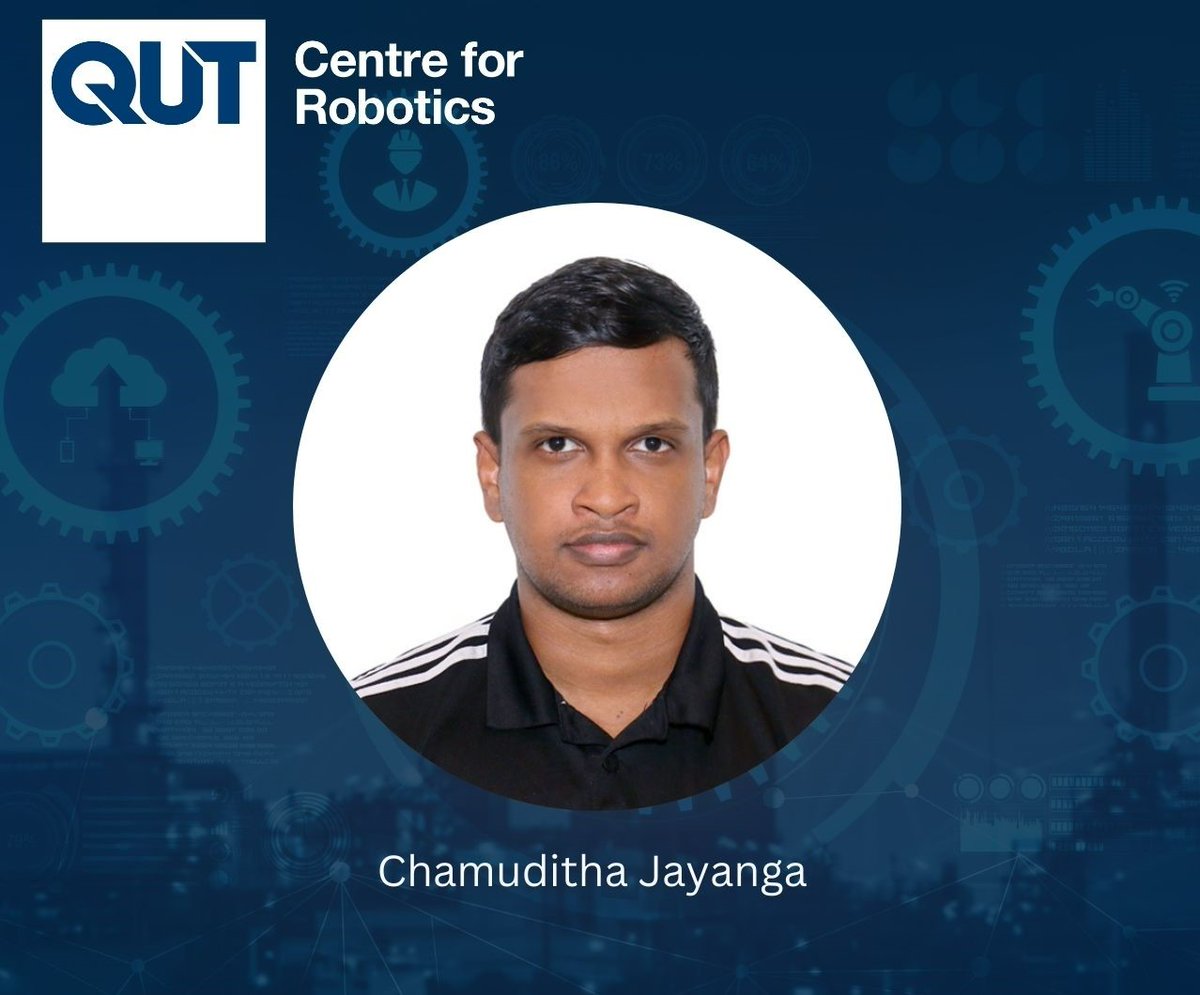 Welcome to @QUTRobotics new #PhD student Chamuditha Jayanga who is working with supervisor @DimityMiller on representation learning for understanding the changes happening with time in heterogeneous #robotic platforms 🤖 Read more about Chamuditha here- lnkd.in/gXwGUdxj