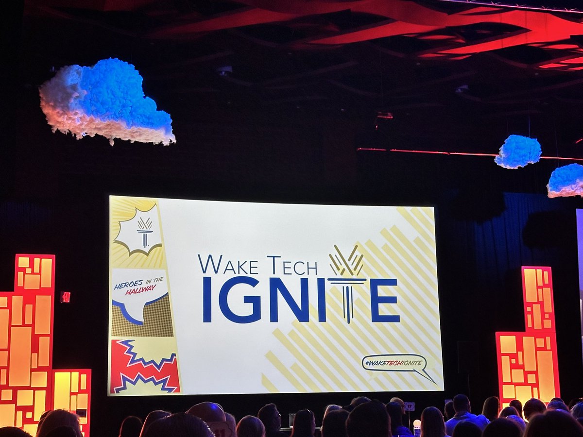 JessicaforNC's tweet image. Not all heroes wear capes, but the leaders at @waketechcc do! #waketechIGNITE #nced