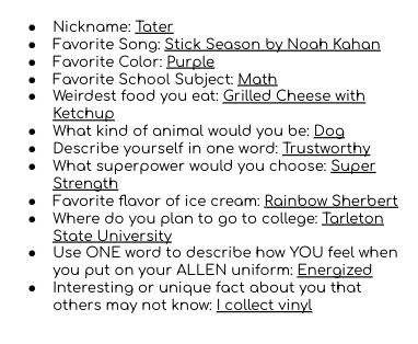 Slugging Eagles (Allen HS Softball) (@sluggingeagles) on Twitter photo Shoutout to our seniors!!! Here is a little bit about our #15 Tate Isenberg!!! #AUP #studentathlete #baller
<a href="/allen_softball/">Allen Softball</a>
<a href="/tate_isenberg/">Tate Isenberg</a> Shoutout to our seniors!!! Here is a little bit about our #15 Tate Isenberg!!! #AUP #studentathlete #baller
<a href="/allen_softball/">Allen Softball</a>
<a href="/tate_isenberg/">Tate Isenberg</a>