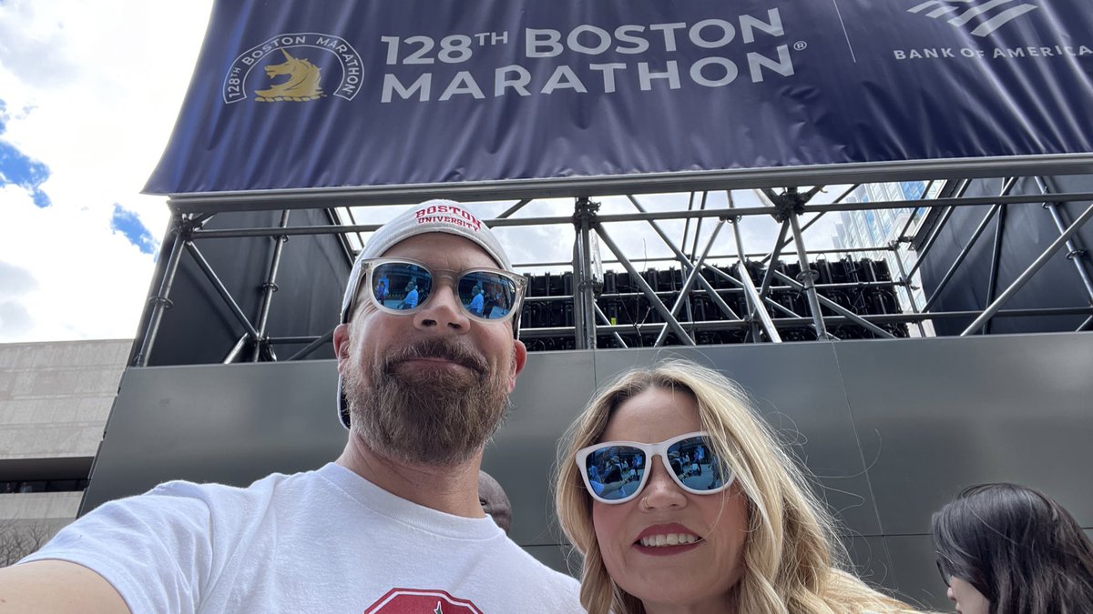 Fun in the sun @bostonmarathon