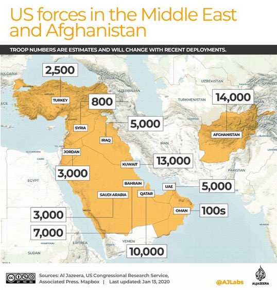 🇺🇸🇮🇷IRAN WARNS U.S: YOU HAVE A LOT OF BASES NEARBY... DO NOT TEST US

Iranian FM:

'I reiterate that we are not seeking to increase tensions in the region, but we warn that if American bases are used or the airspace of regional countries are used to attack Iran, we would have no