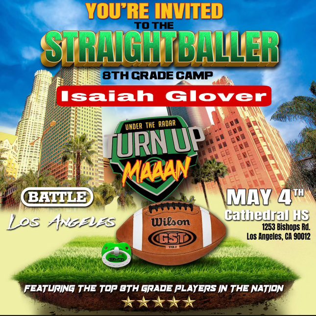 Appreciate the Invite @_UnderTheRadar_ @UTRScouting ‼️ @BrandonHuffman @GregBiggins @AlPopsFootball @ChadSimmons_ @CoachBriscoeWR @XclusiveSpeed @evans_antoine @PatPaul_