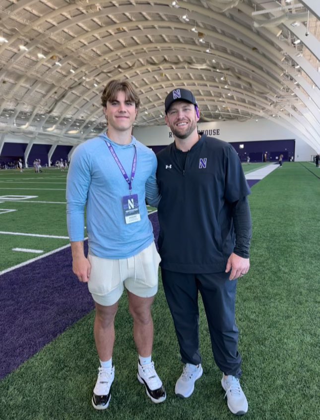 Cooper Kmet (@cooper_kmet) on Twitter photo Thank you <a href="/NUFBFamily/">Northwestern Football</a> for the great visit this past weekend.
<a href="/LukeWalerius_/">Luke Walerius</a> <a href="/CoachLujan/">Zach Lujan</a> <a href="/TomLoy247/">Tom Loy</a> <a href="/PrepRedzone/">Prep Redzone 🏈</a> <a href="/EDGYTIM/">Timothy “EDGYTIM” OHalloran</a> <a href="/ThrowItDeep/">Throw It Deep</a> <a href="/SWiltfong_/">Steve Wiltfong</a> <a href="/GregSmithRivals/">Greg Smith</a> <a href="/WildcatReport/">Louie Vaccher</a> Thank you <a href="/NUFBFamily/">Northwestern Football</a> for the great visit this past weekend.
<a href="/LukeWalerius_/">Luke Walerius</a> <a href="/CoachLujan/">Zach Lujan</a> <a href="/TomLoy247/">Tom Loy</a> <a href="/PrepRedzone/">Prep Redzone 🏈</a> <a href="/EDGYTIM/">Timothy “EDGYTIM” OHalloran</a> <a href="/ThrowItDeep/">Throw It Deep</a> <a href="/SWiltfong_/">Steve Wiltfong</a> <a href="/GregSmithRivals/">Greg Smith</a> <a href="/WildcatReport/">Louie Vaccher</a>