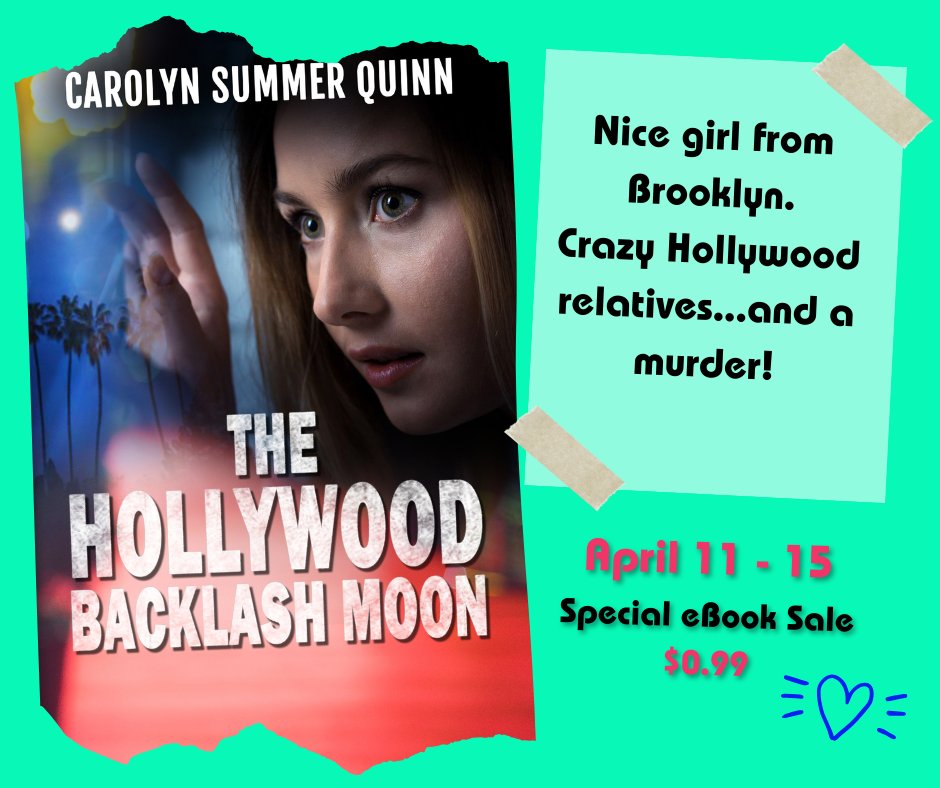 carolynsummerq1's tweet photo. Last hours of the Special eBook Sale on THE HOLLYWOOD BACKLASH MOON. Get your copy while you can! #readers #readersoftwitter #bookstoread #booksworthreading #books #writersoftwitter #writitingcommunity https://t.co/pQojuxttQA
