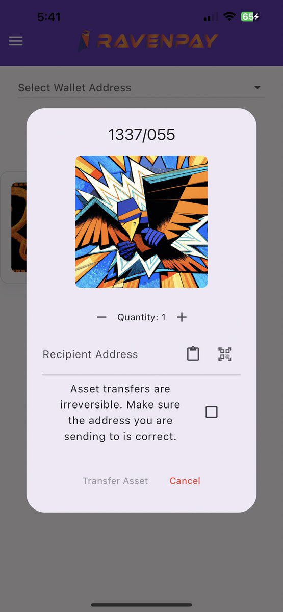 RavenPayApp's tweet image. We are coming along with our asset aware wallets have a looksee 👀 #RVN $RVN $BTC #BTC #CryptoCommunity #Ravencoin #RavencoinCommunity #assetaware #RWA #RealWorldAssets