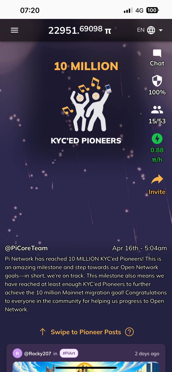 #Pioneer Breaking Barriers: #PiNetwork Pushes Forward with Open Mainnet Launch🚀
 ￼
💣The 10 million #KYC accounts will be spent and the wallet transfer to mainnet will be completed soon. And much more!👇

🆘PiNetwork has pleasantly shocked the #cryptocurrency community with its…