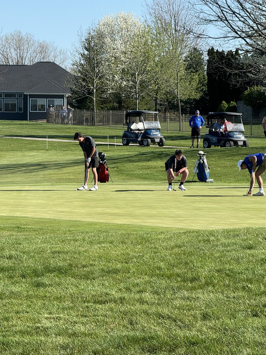DeKalbGolf's tweet photo. Barons improved by 11 shots, but came up short against Carroll today DK 169 Carroll 151 , Grant Stuckey &amp; Aj Shambaugh led the Barons with 39 Adam Snyder 45 , Charlie Payne 46 , Logan Hartsough 50 next up EN @ Bridgewater 4/16 https://t.co/MpuFTQhz9d