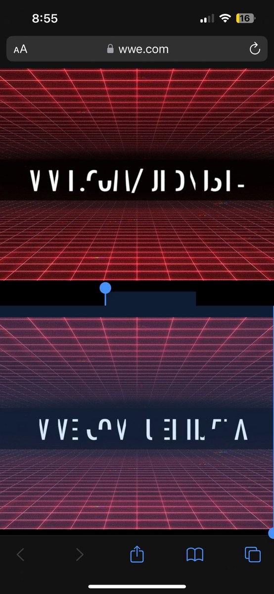 lilalienboi's tweet photo. @WWEGareth If you select the screen it has text you can copy! You didn’t want us. https://t.co/WUIoQbwHED