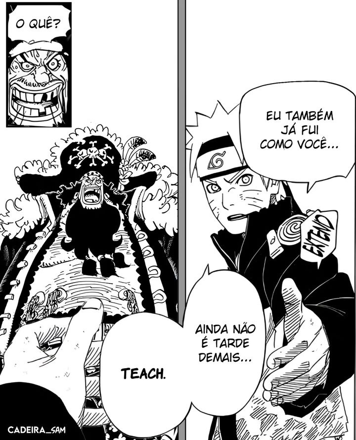 Se o kishimoto escrevesse One piece: