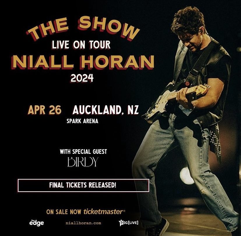 ¡Birdy (@birdy) será la telonera del concierto de Niall Horan en Auckland, Nueva Zelanda!