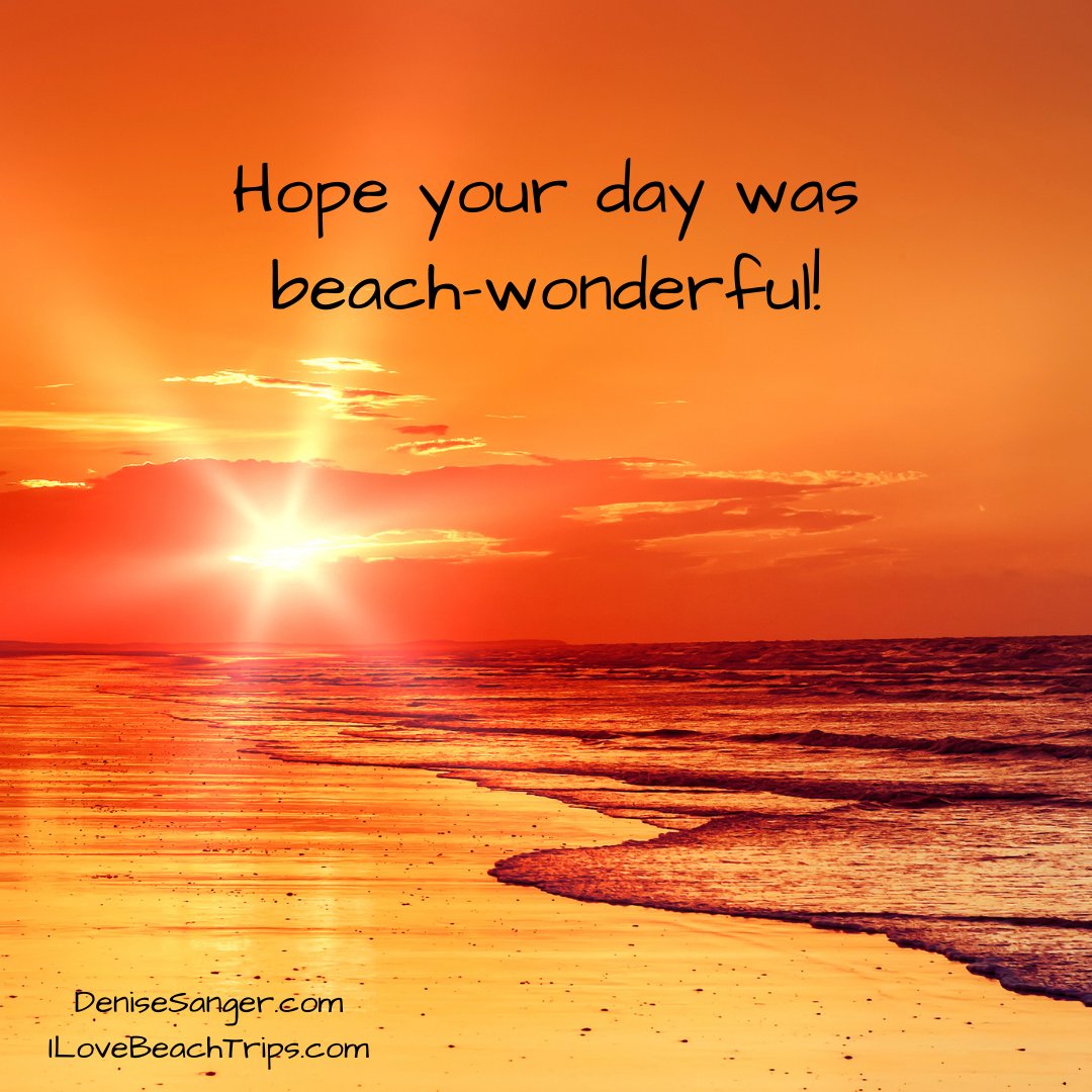Hope you had a wonderful day. Chat tomorrow. <3 Denise #travelbloggers #travelbloggerlife #travelbloggers #travelblogging #travelingram #travelinspiration #traveller #travellife #traveltheworld #worldtravel #travelover50 #beach