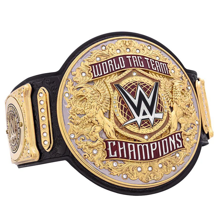 Same as both of world titles but not bad looking #WWERaw